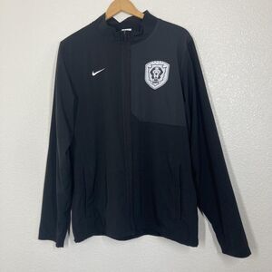 Nike Track Jacket Mens Large Black Full Zip SB Saints Options For Youth Soccer